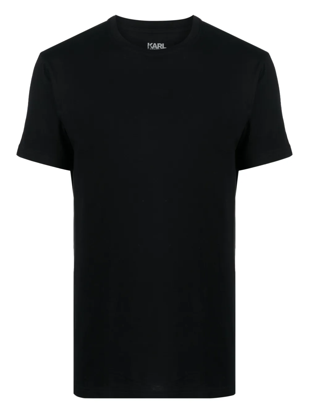 Karl Lagerfeld logo-print cotton T-shirts (pack of two) - Zwart