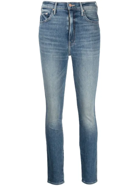MOTHER Jeans skinny a vita alta The Double Swooner