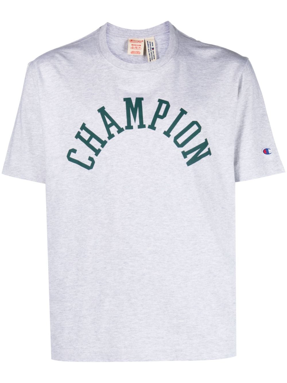 Champion T-shirt met logoprint Grijs