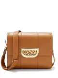 DESTREE Simone logo-plaque crossbody bag - Brown