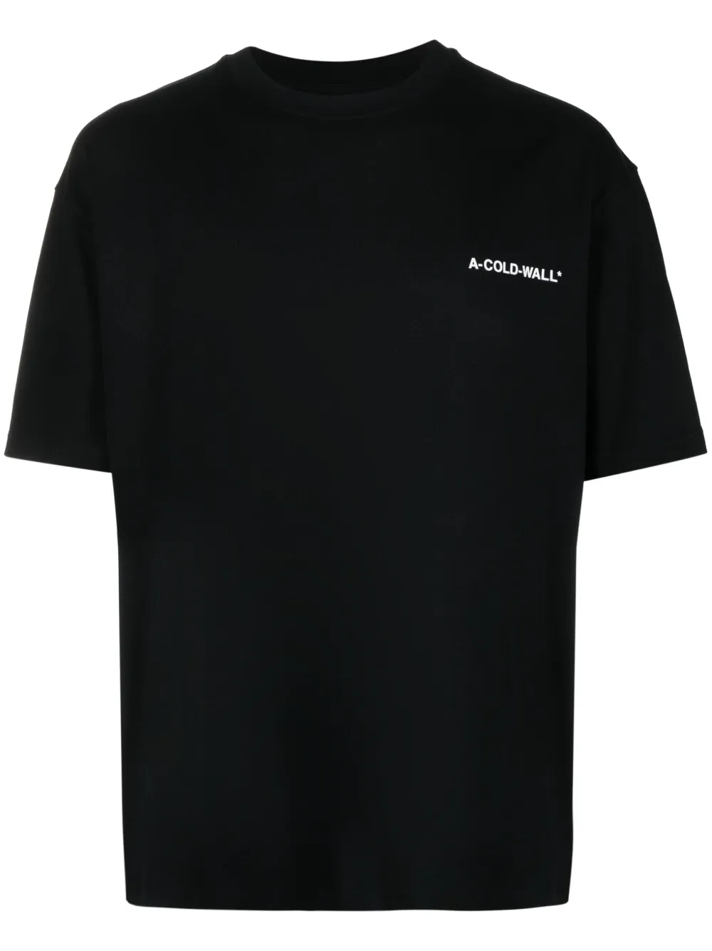 A-cold-wall* Logo-print Cotton T-shirt In Nero