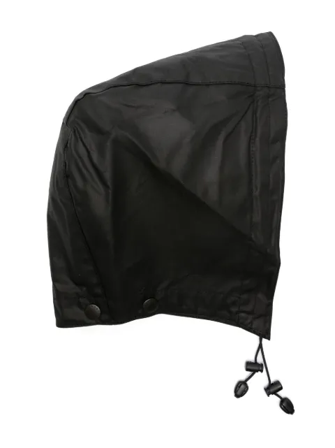 Barbour drawstring waxed hood
