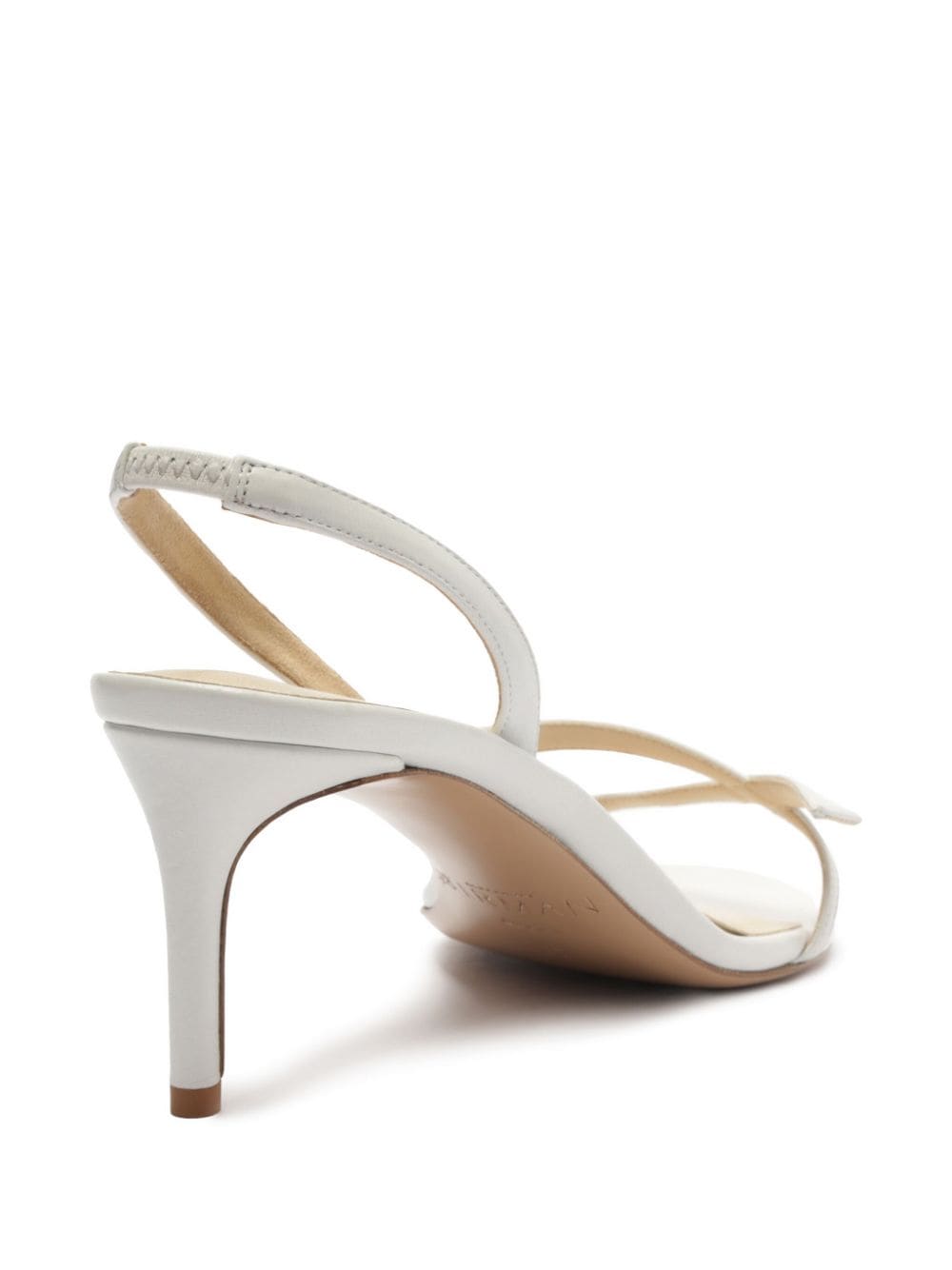 Shop Alexandre Birman Tita 60mm Slingback Sandals In White