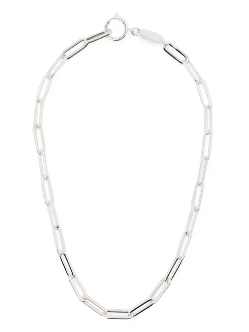 Collier en maille torsadée à effet poli - Federica Tosi - Modalova