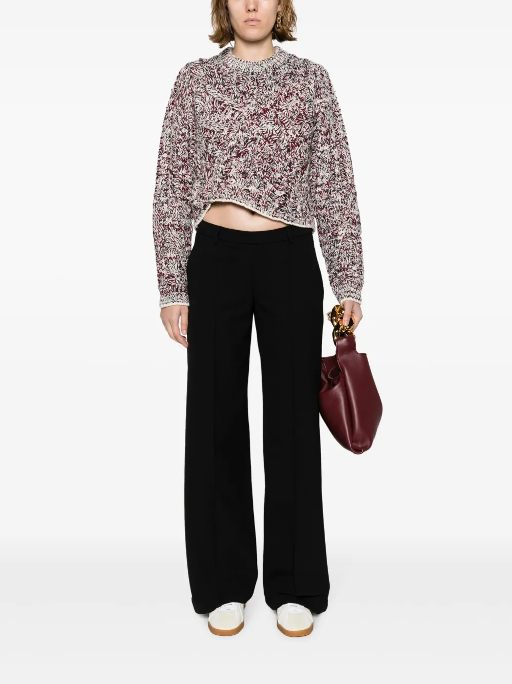 Société Anonyme low-rise wide-leg trousers - Zwart