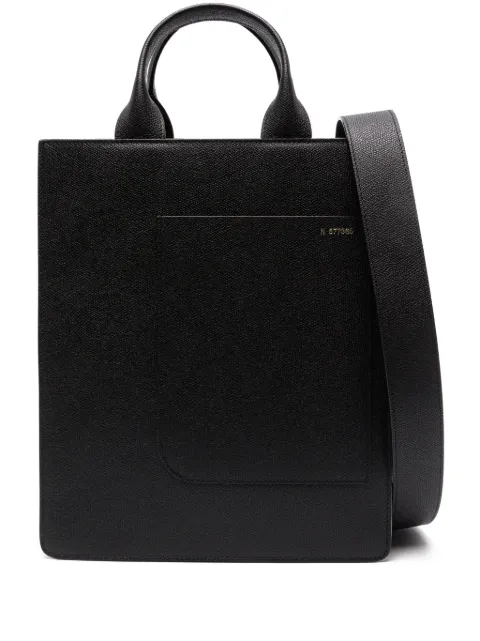 Valextra mini Boxy leather tote bag