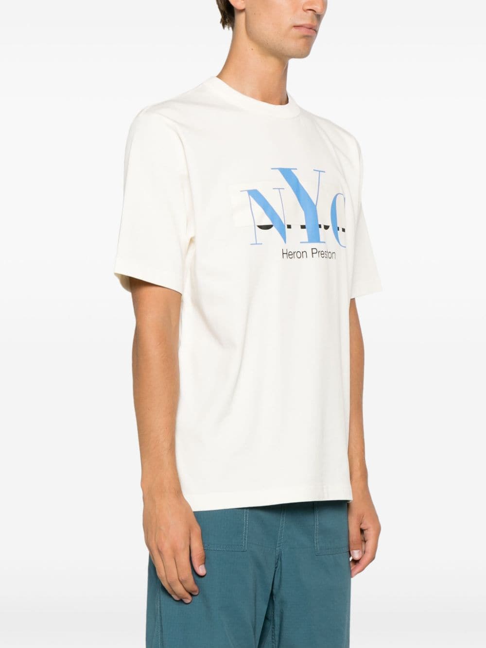 Shop Heron Preston Nyc Censored T-shirt In White