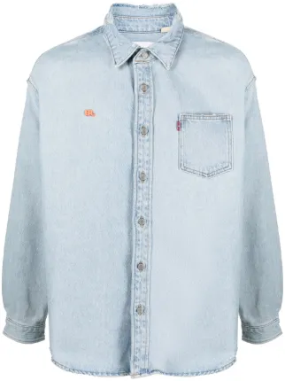 ERL x Levi's デニムシャツ | ブルー | FARFETCH JP
