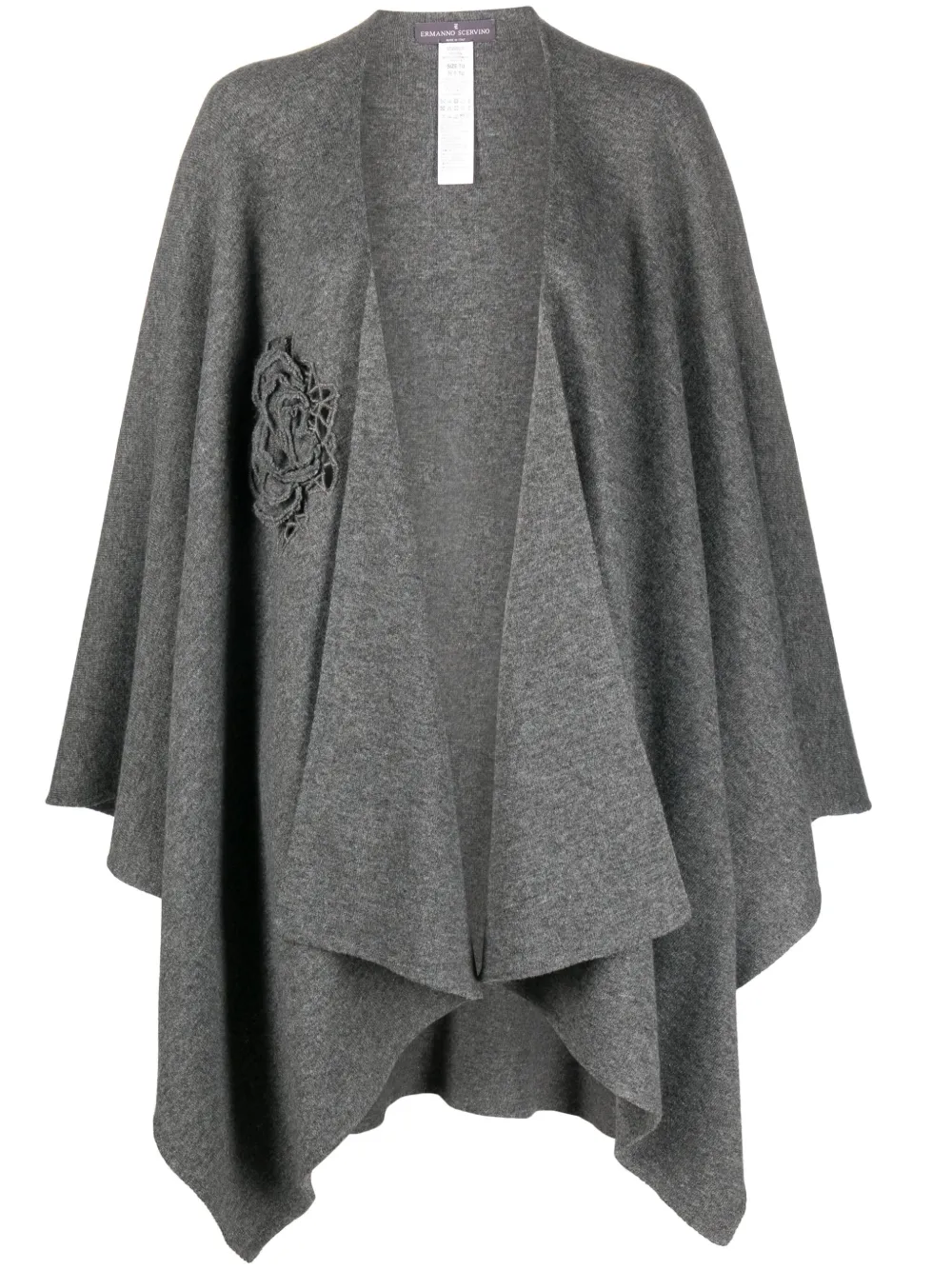 Ermanno Scervino Asymmetrische vestjas Grijs