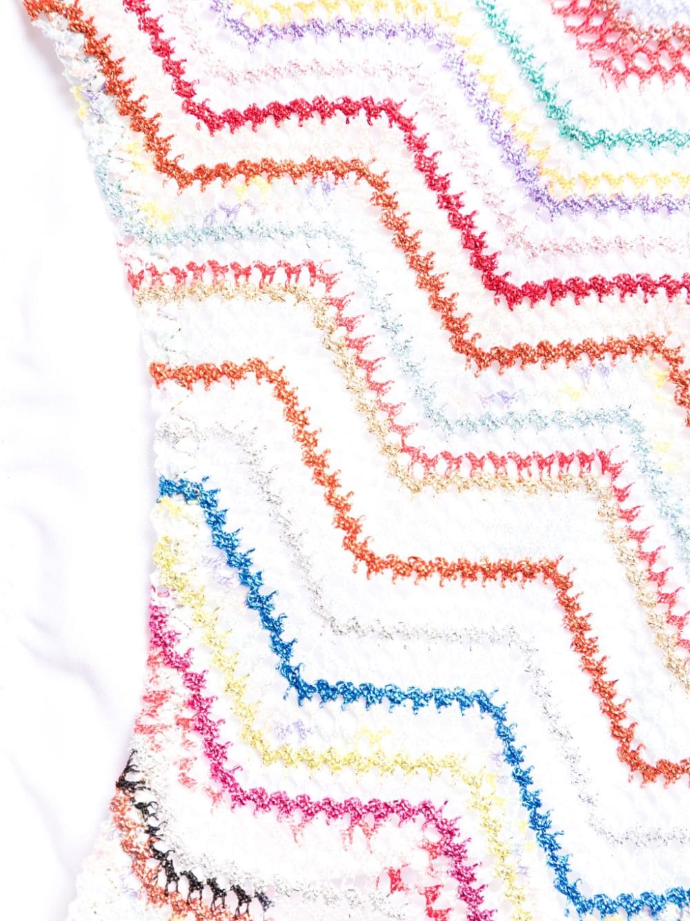 Shop Missoni Zigzag Crochet-knit Bikini In White