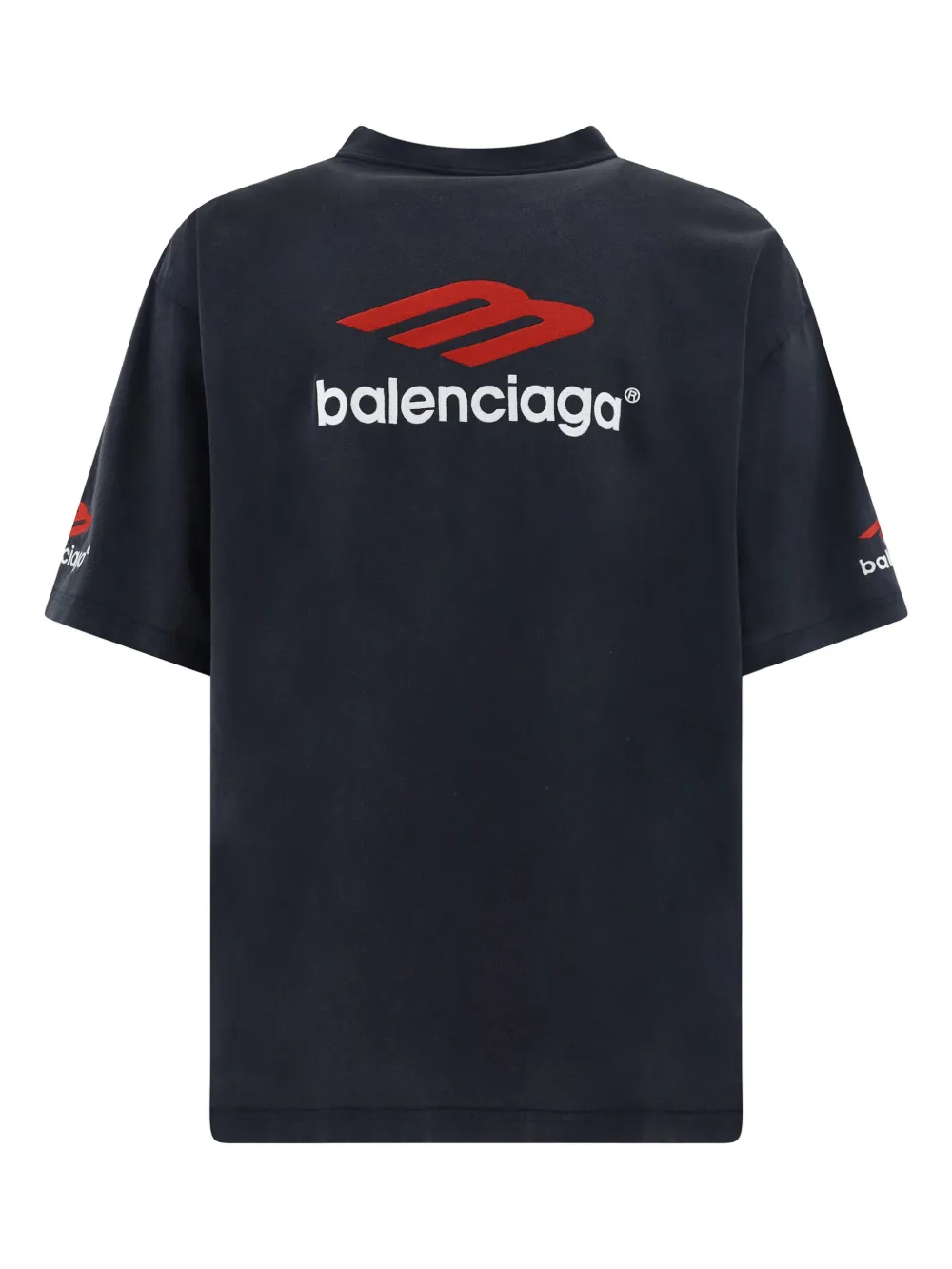 Balenciaga 3B Sports Icon Cotton T shirt Black FARFETCH