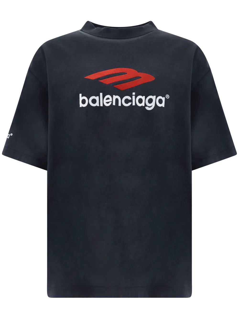 Balenciaga 3B Sports Icon Cotton T-shirt | Black | FARFETCH