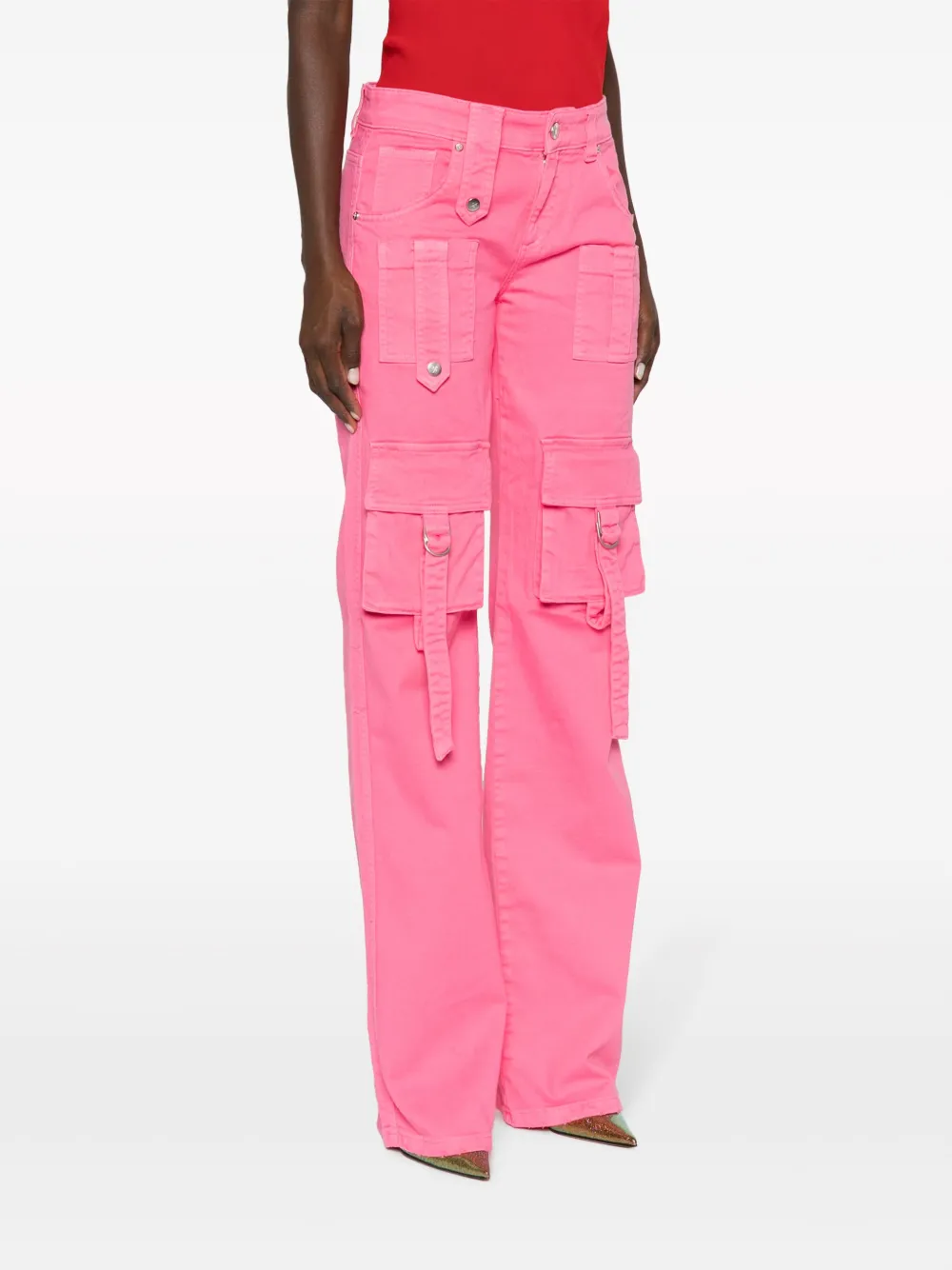 Blumarine Flared jeans Roze