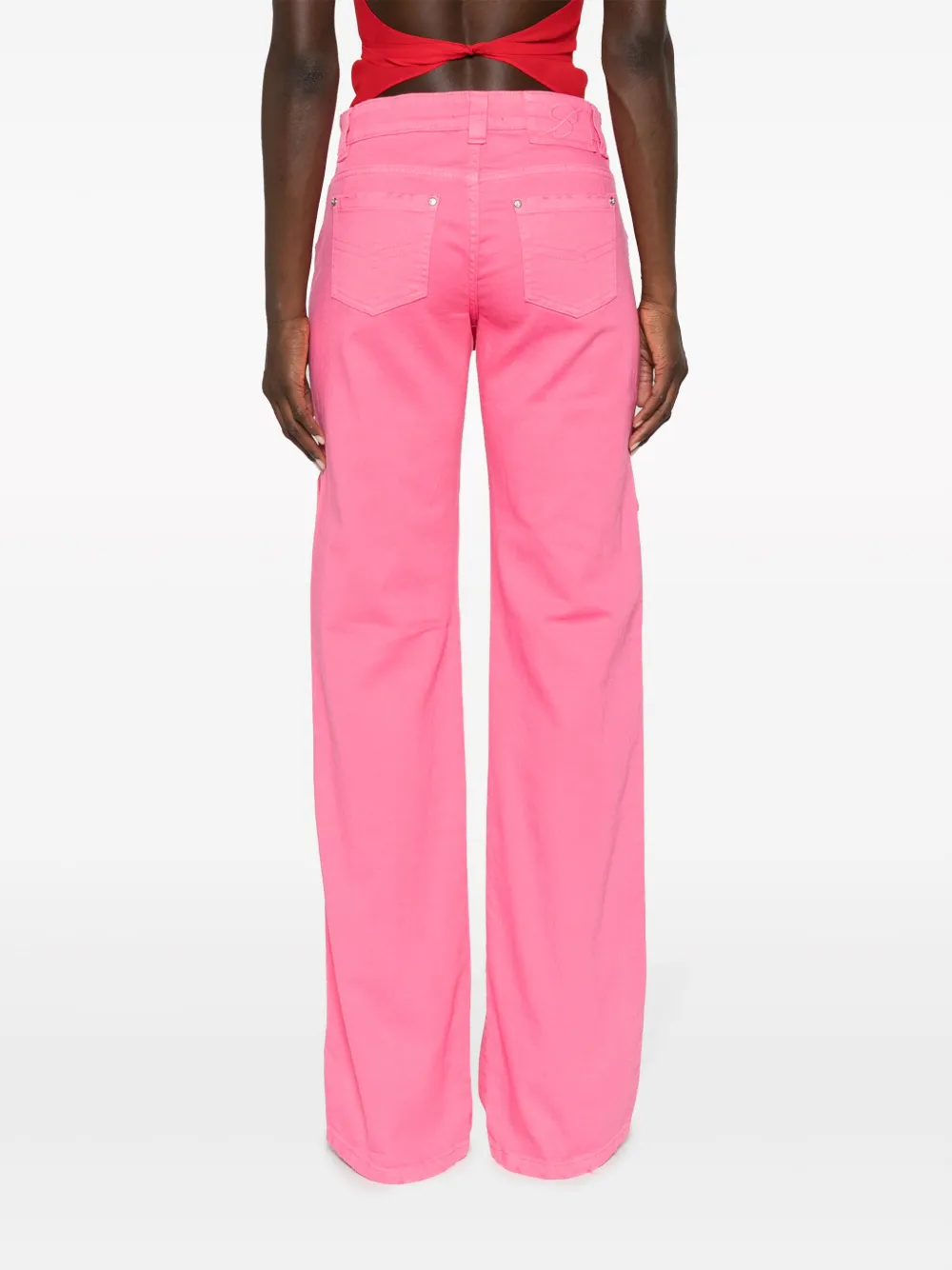 Blumarine Flared jeans Roze