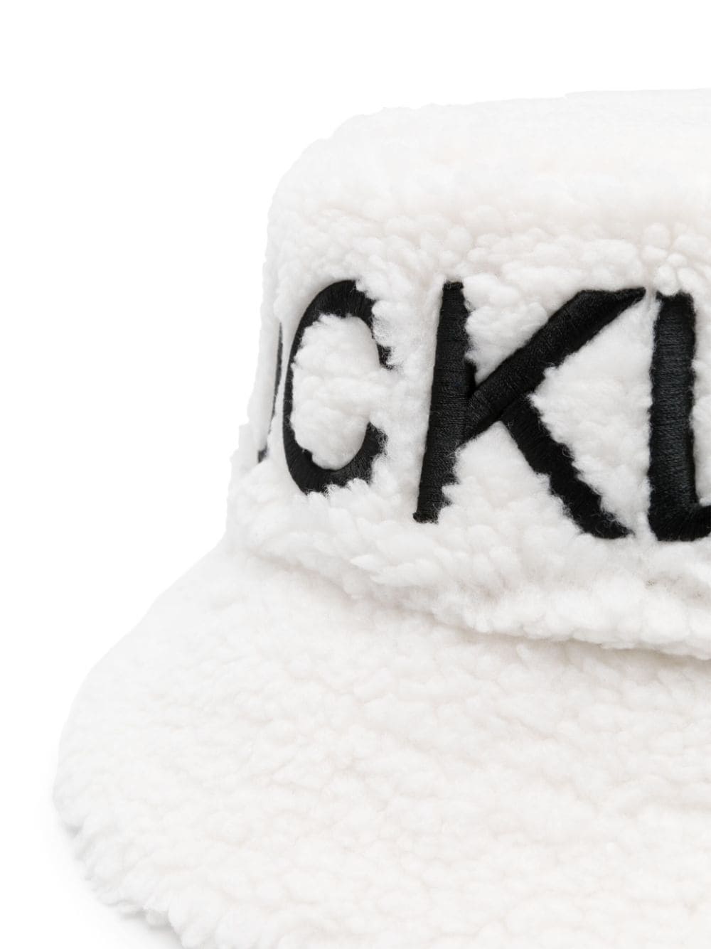 Moose Knuckles Vissershoed met logopatch - Wit
