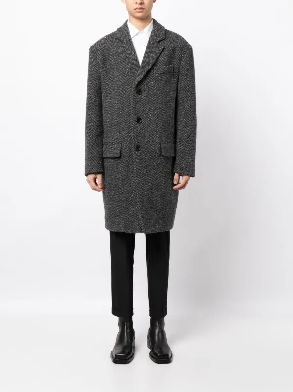 Moschino ウール ピーコート | ブラック | FARFETCH JP