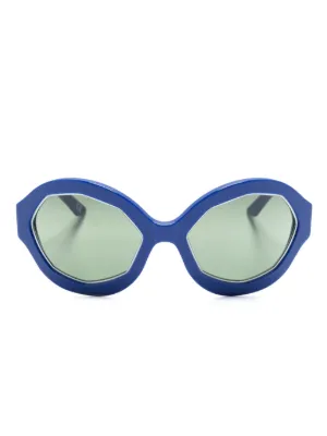MARNI マルニ サングラス ブルー 水色 青 新品同様 Marni Eyewear Tikbarri サングラス | ブルー | FARFETCH JP