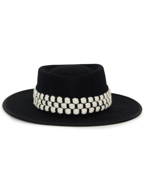 DESTREE Gerhard ribbon-band fedora 