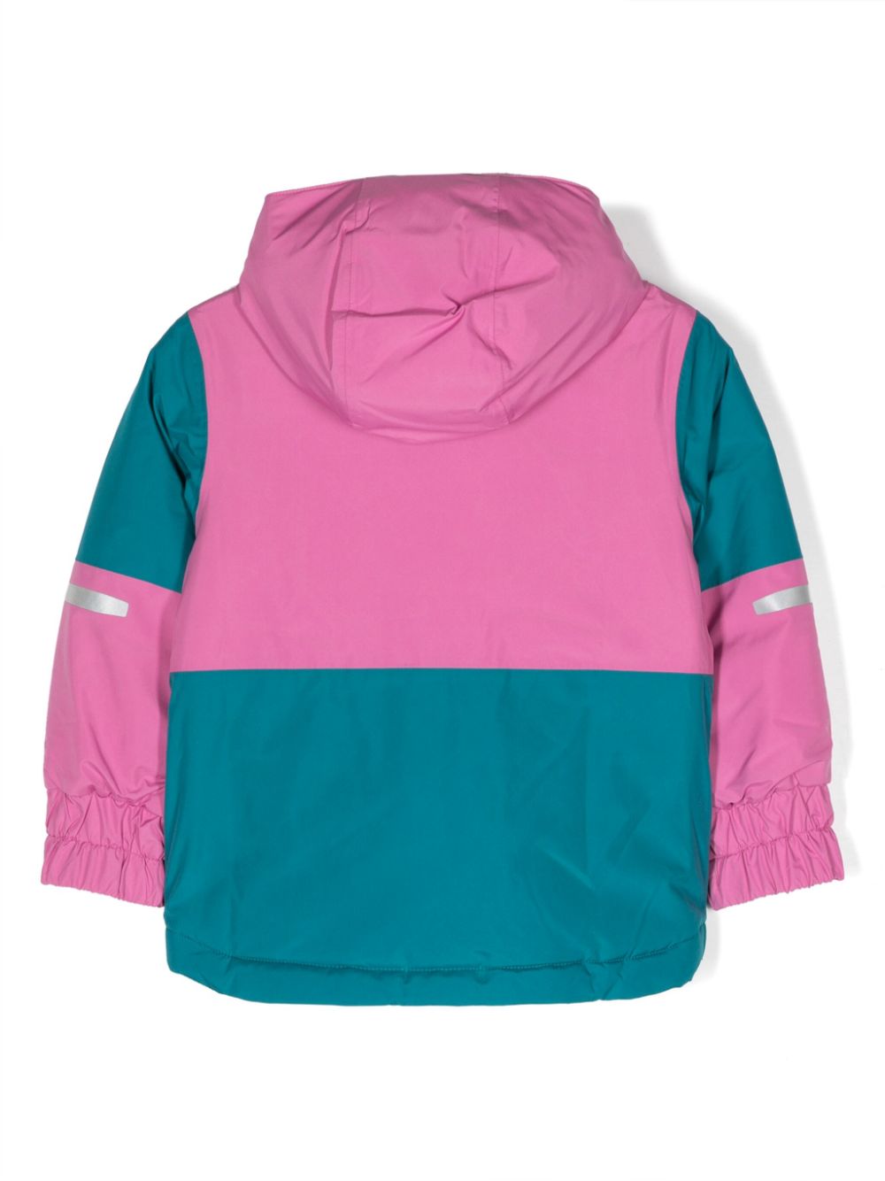 Patagonia Kids zip-up padded hooded jacket - Roze