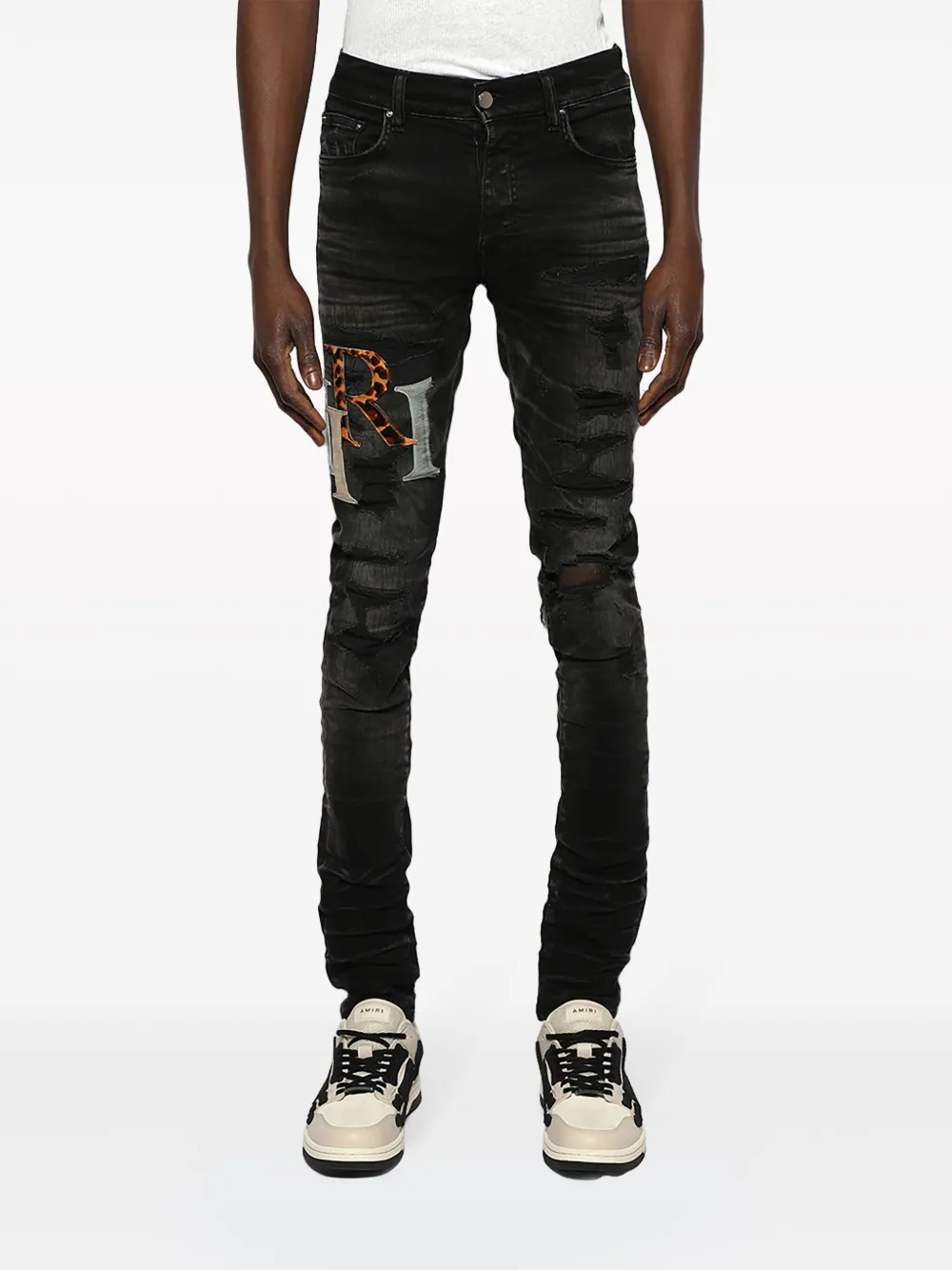AMIRI Skinny jeans Zwart