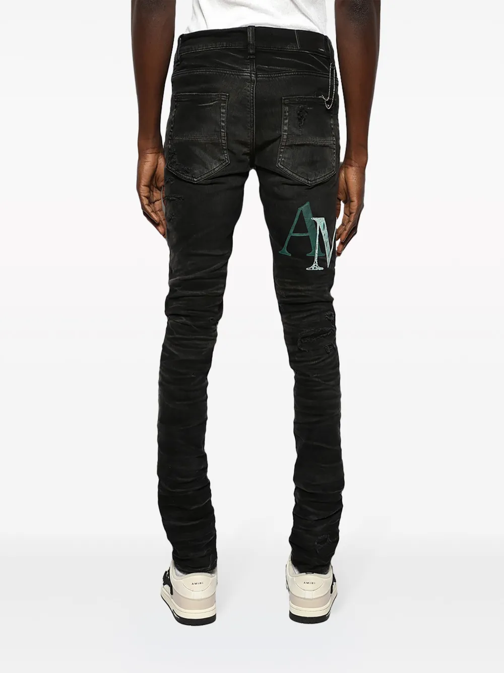 AMIRI Skinny jeans Zwart