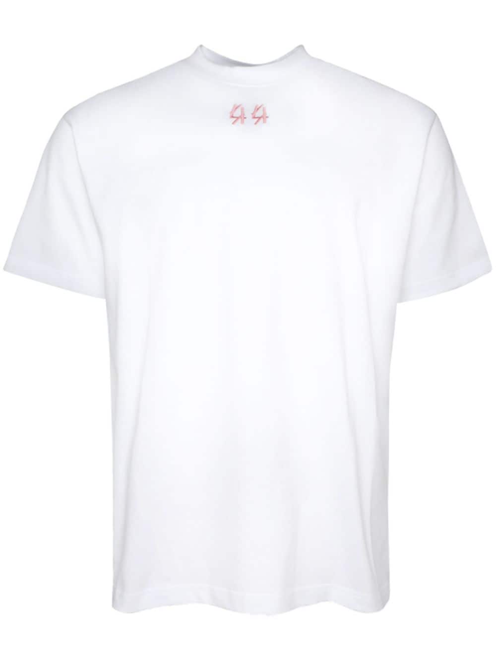 Shop 44 Label Group Logo-print Cotton T-shirt In White