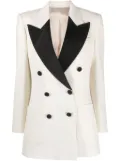 Gucci two-tone wool blazer - White