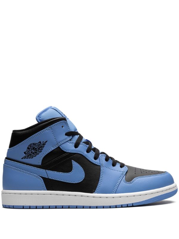 Jordan AIR JORDAN 1 MID - Zapatillas altas - university  blue/black/white/azul 