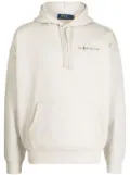 Polo Ralph Lauren logo-print drop-shoulder hoodie - Neutrals