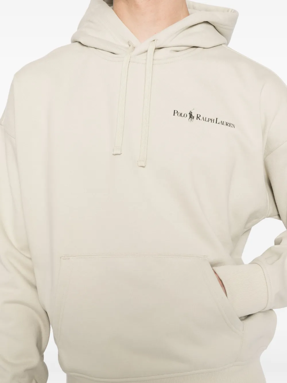 Polo Ralph Lauren Hoodie met logoprint Beige