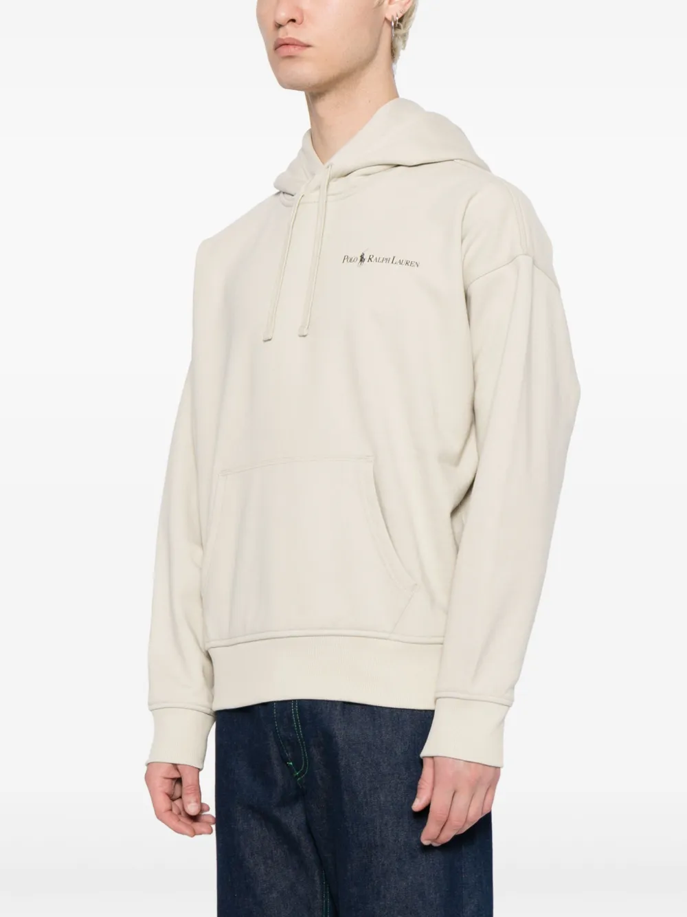 Polo Ralph Lauren Hoodie met logoprint Beige