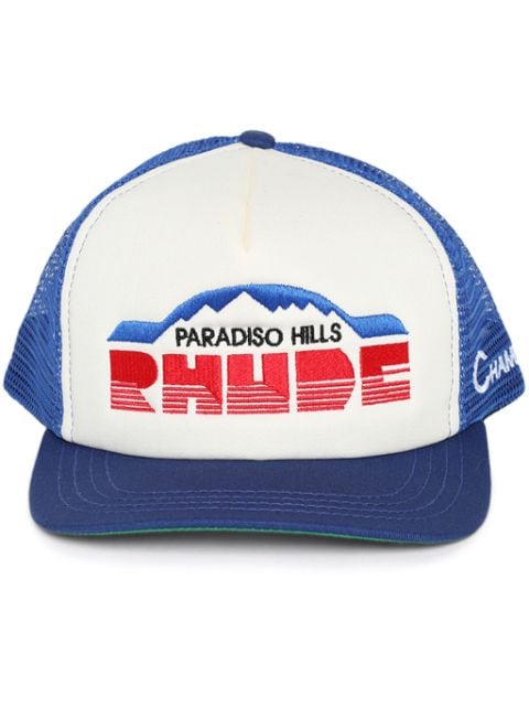 RHUDE Paradiso Hills trucker hat