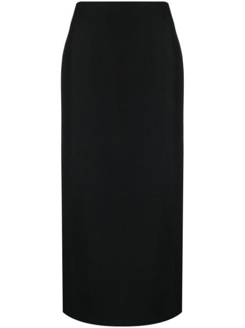 Valentino Garavani rear-slit midi skirt