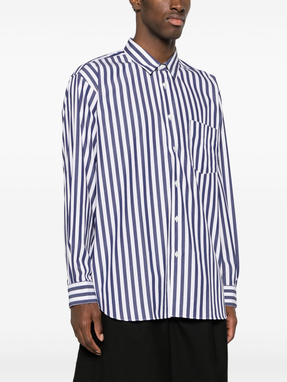 Comme Des Garcons Shirt striped poplin shirt Men