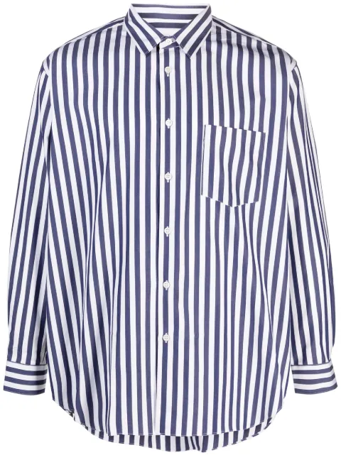 Comme Des Garcons Shirt striped poplin shirt Men