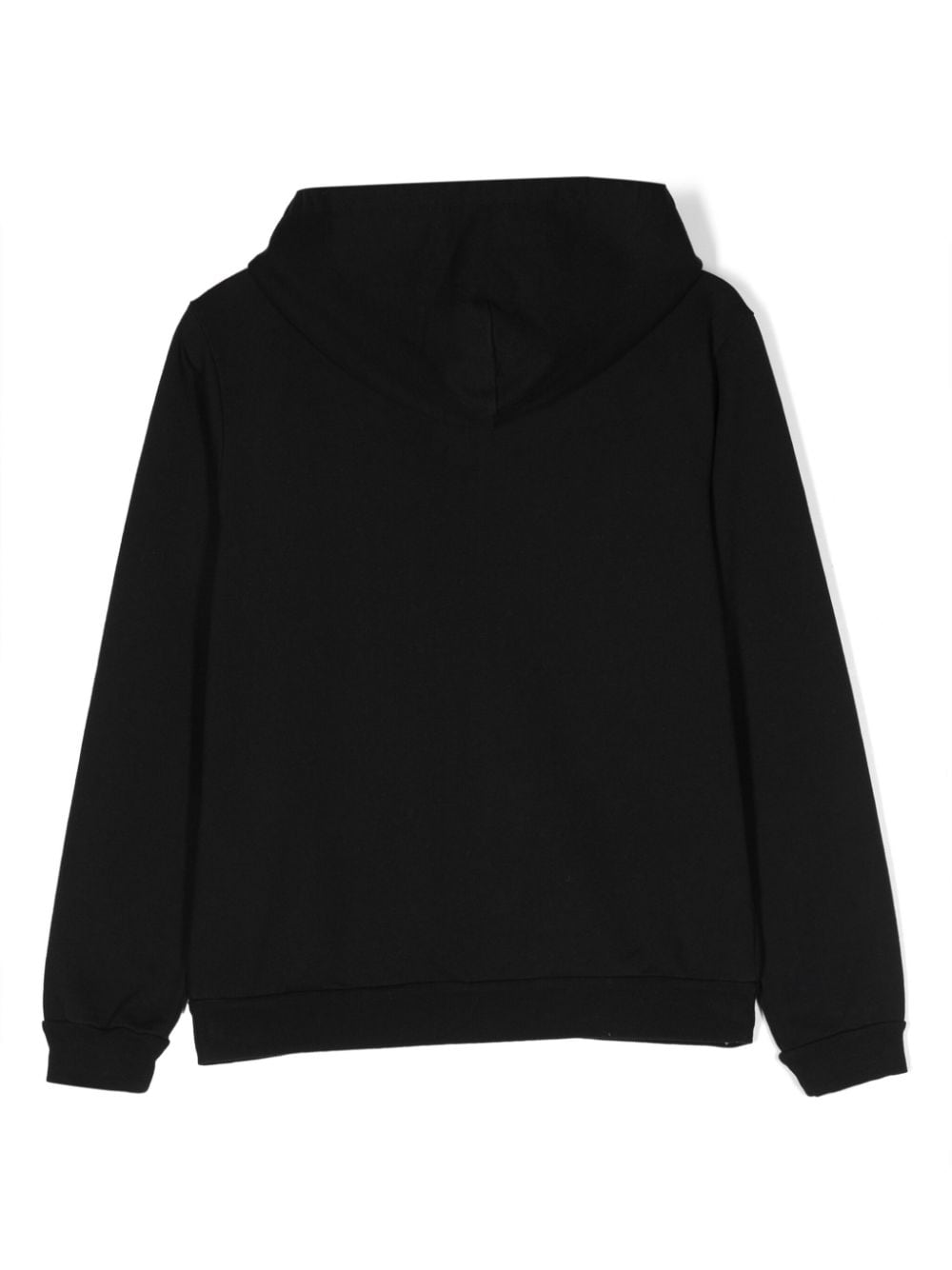 Dolce & Gabbana Kids logo-print cotton hoodie - Zwart