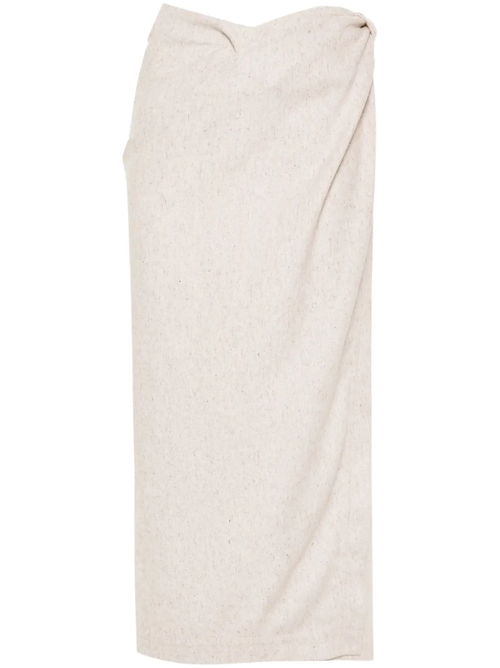 Erika Cavallini Flared midi-rok Beige