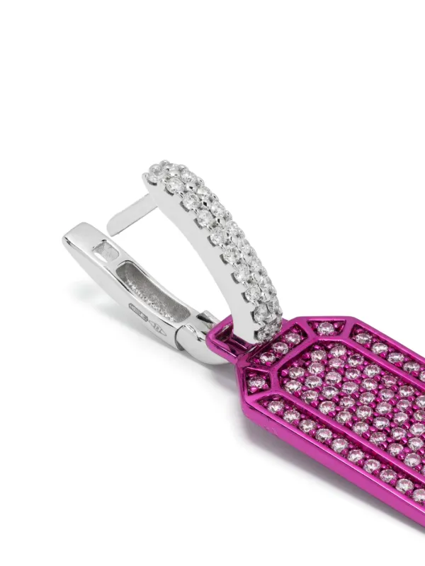 EÉRA 18kt White Gold Small Tokyo Diamond Earring | White