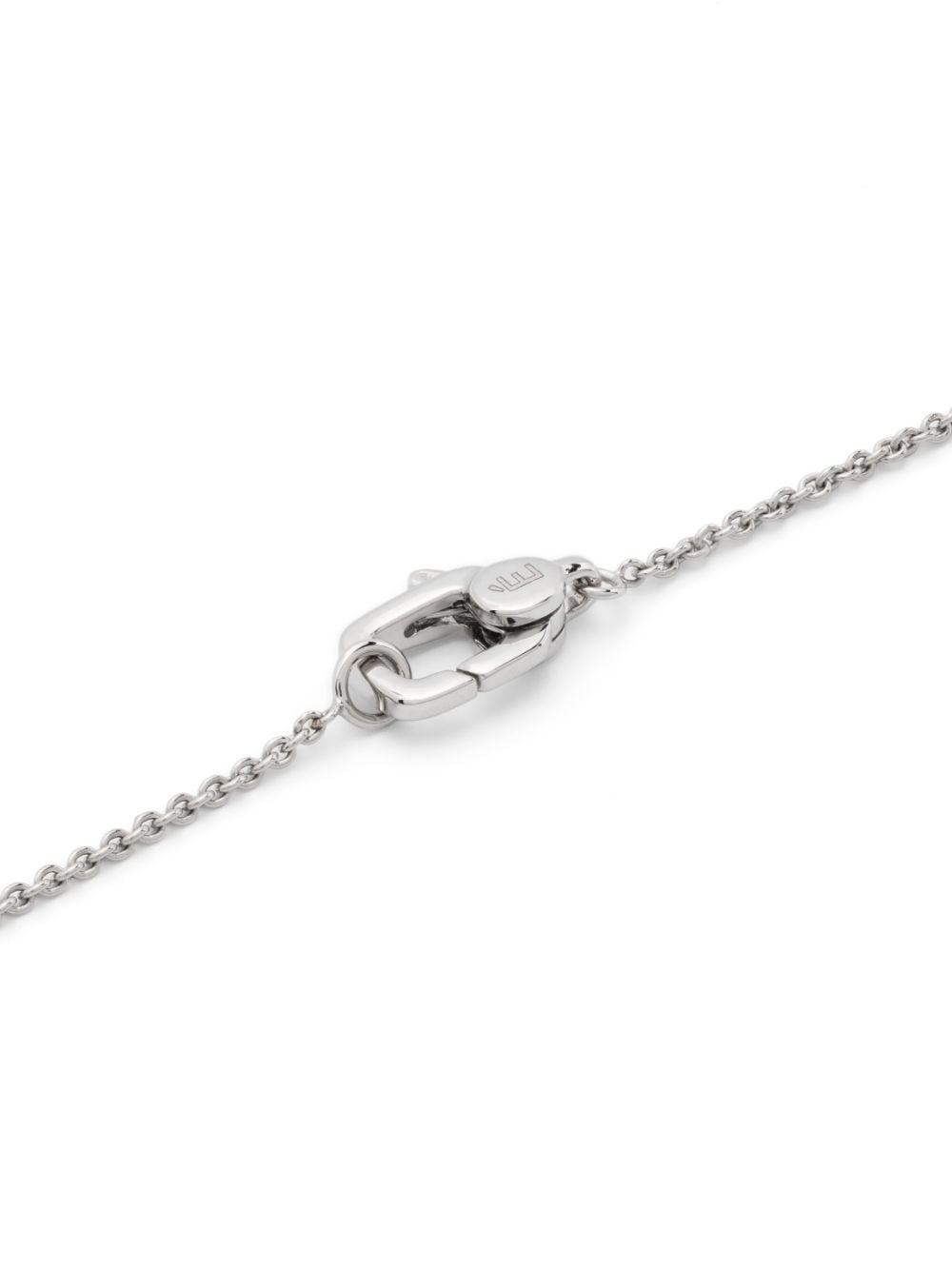 Shop Eéra 18kt White-gold Dado Diamond Necklace In Silver