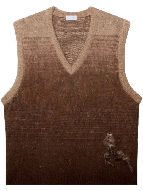 John Elliott gradient-effect V-neck vest