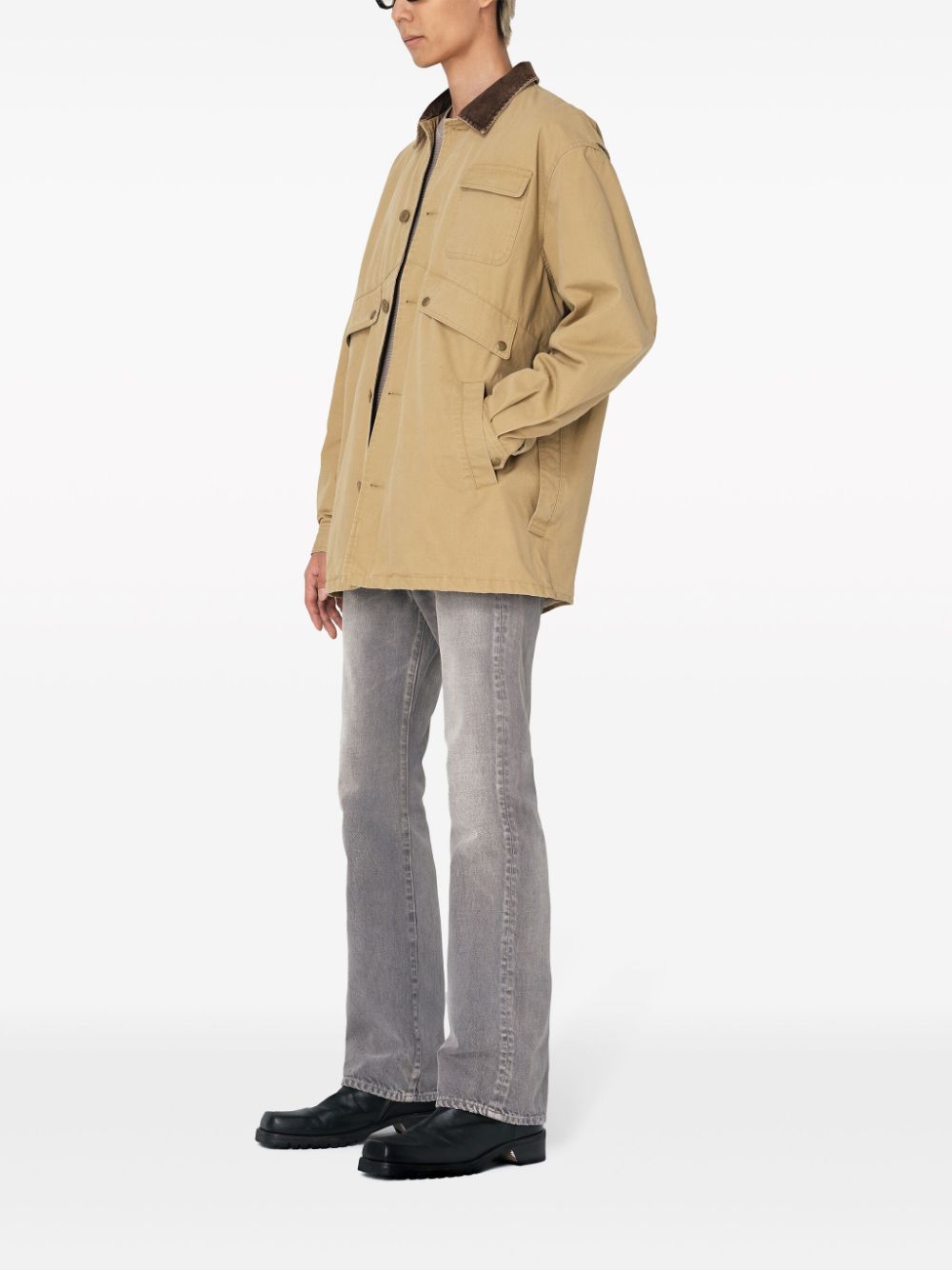 Shop John Elliott Hunting Field Cotton Jacket In Neutrals