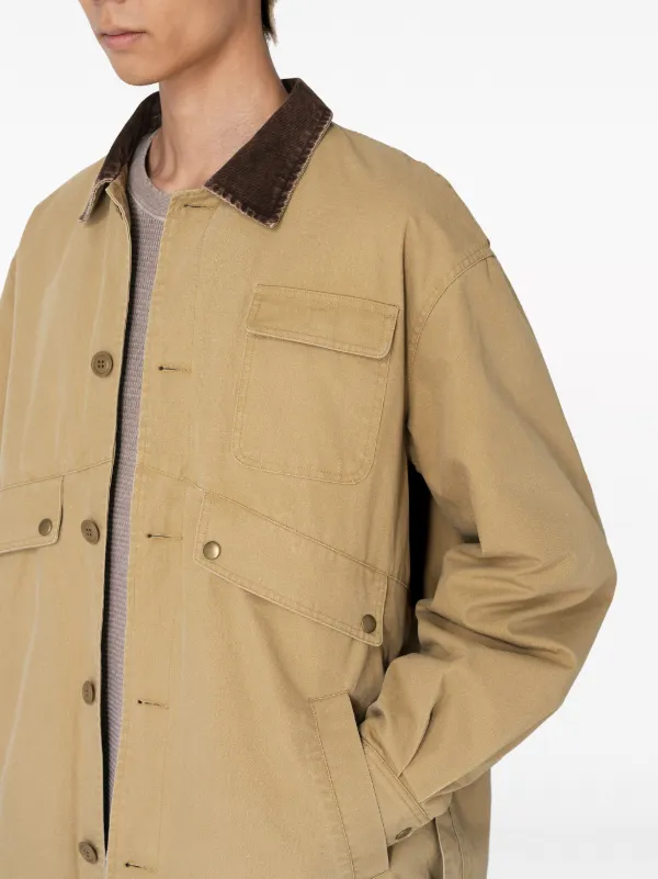 John Elliott Hunting Field Cotton Jacket | Neutrals | FARFETCH