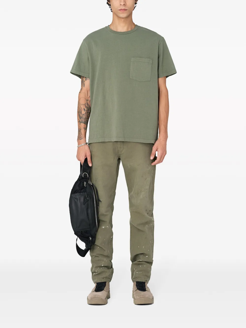 John Elliott Katoenen T-shirt - Groen