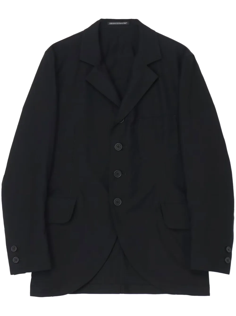 Yohji Yamamoto singlebreasted Cotton Blazer Farfetch