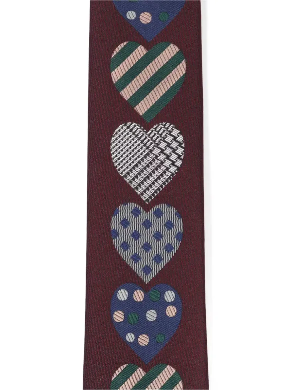Burberry clearance heart tie