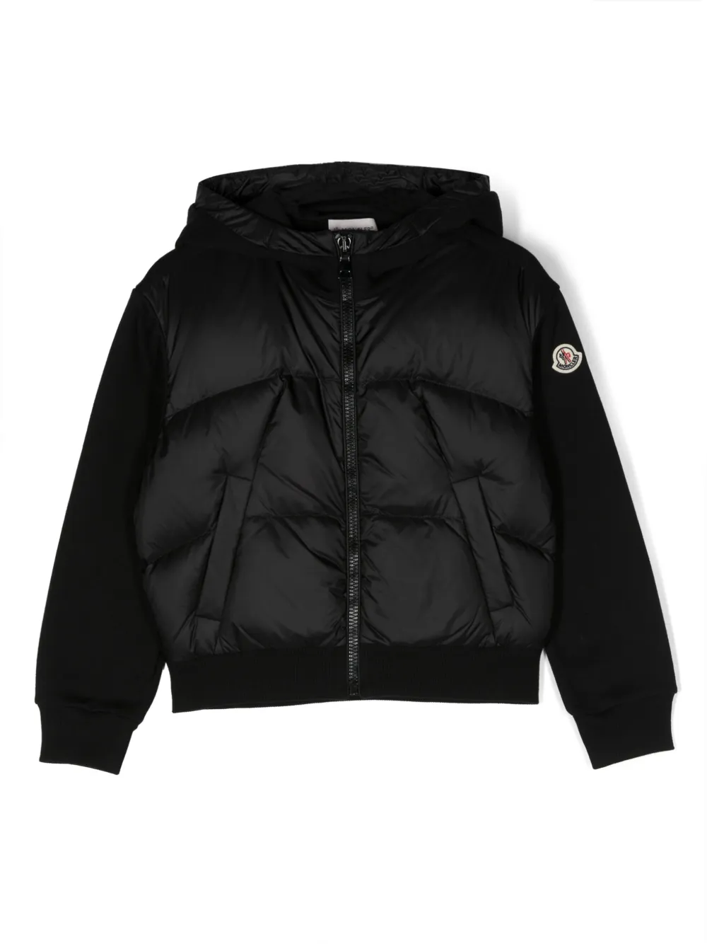 Moncler Enfant Jack met capuchon Zwart