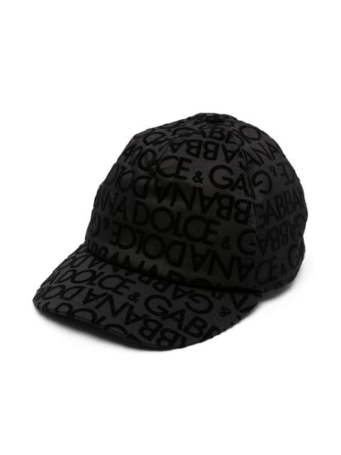 Dolce & Gabbana Kids logo-print cotton baseball cap