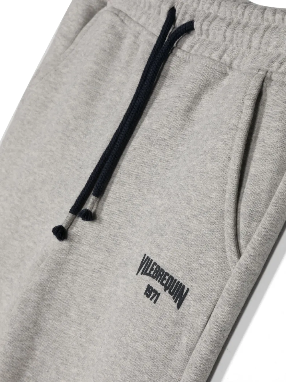 Vilebrequin Kids Trainingsbroek met geborduurd logo Grijs