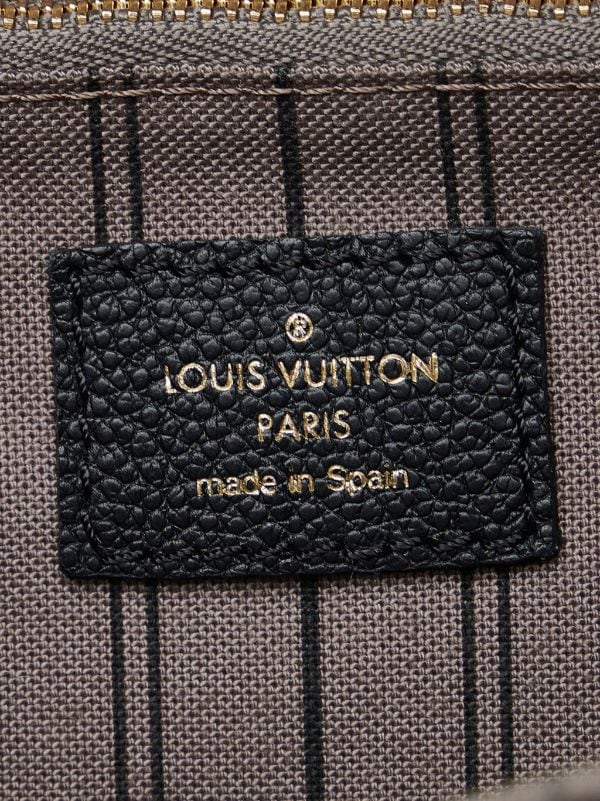 Louis Vuitton lv woman Sorbonne shoulders bag black backpack