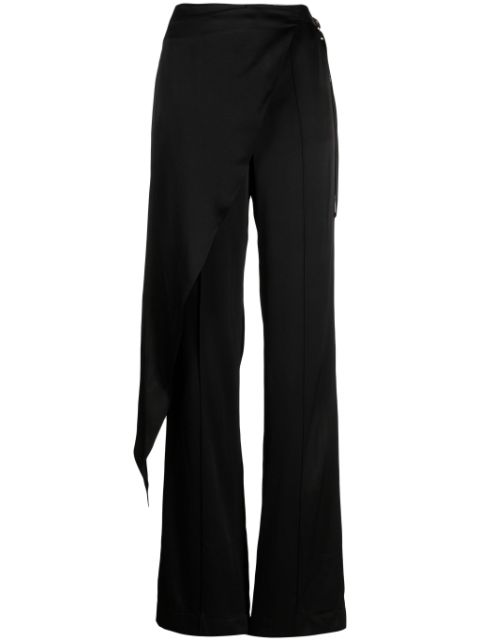 Materiel scarf-detail pressed-crease trousers